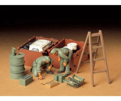 Immagine prodotto di Tamiya 1:35 Diorama-Set Dt. Panzer Instands.(2)