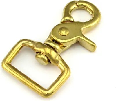 Produktbild von Scherenkarabiner 65 x 30mm 3/4" Zoll mit Wirbel Gurtbreite 20mm Karabiner