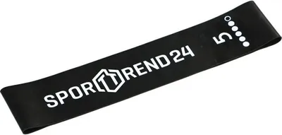 Produktbild von Sporttrend 24® Mini Bänder/Loops in verschiedenen Stärken und Farben I Länge 25cm, Schwarz 1,1mm / sehr stark