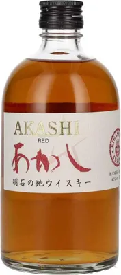 Produktbild von White Oak AKASHI RED Blended Whisky 40 %  0,50 Liter
