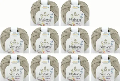 Obrázok produktu pre 10x DMC Natura Just Bavlna – jemná, matná priadza zo 100% česanej bavlny, 302, (farba N78)