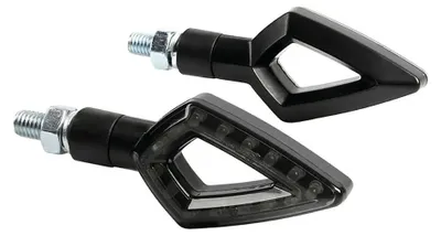 Produktbild von Lampa Kier Motorrad-Blinker 12V LED Weißes Glas Orange Licht