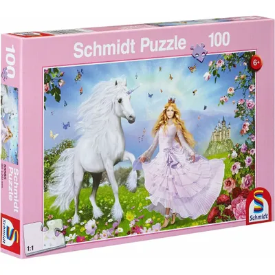 Image de Schmidt Jeux Schmidt Jeux Princesse de la Einhö rner, 100 pièces
