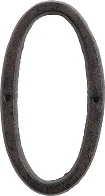 Obrázok produktu pre Clayre & Eef Number 0 15 cm Brown Iron
