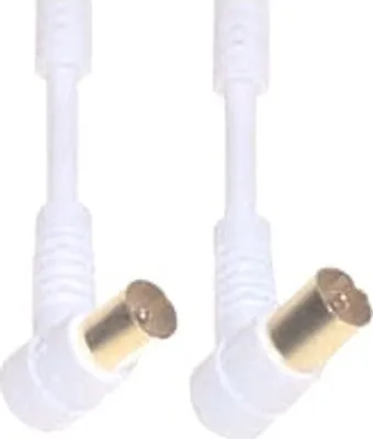 Produktbild von e+p HFW 202 G, 2,5 m, Koaxial, Koaxial, Weiß