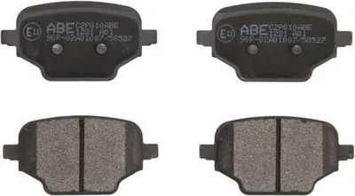 Produktbild von ABE Bremsbeläge Satz Hinten für CITROËN BERLINGO Kasten (B9) C2P010ABE
