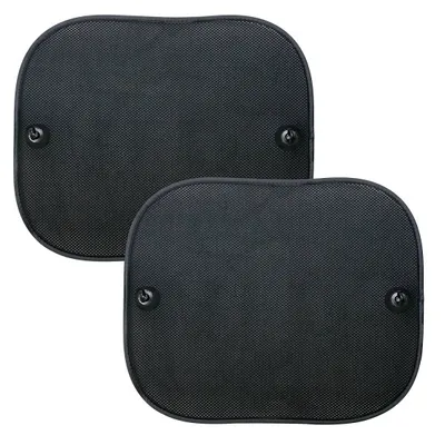 Image de Parasols Fenêtre latérale 3 couches 36 x 44 cm Noir 2 pièces