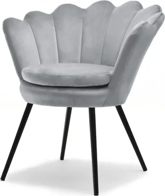 Zdjęcie produktu dla Designerski fotel AVIDAN - szary / czarny