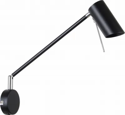 Obrázok produktu pre Flexibilná nástenná lampa na čítanie MILLY - 1xGU10, 40W, matná čierna