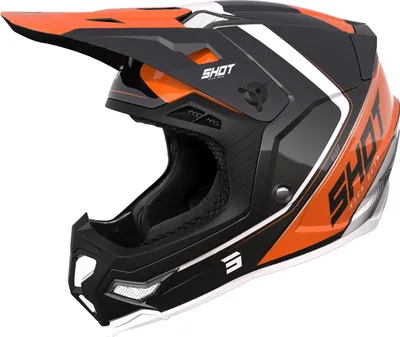 Image de Shot Core Fast casque de motocross, noir/orange, M (57/58)