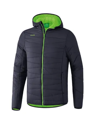 Produktbild von erima Steppjacke dunkelgrau/green gecko XL