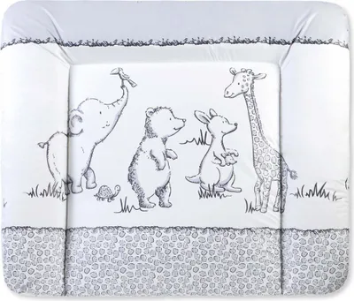 Produktbild von Julius Zöllner Wickelauflage Softy 85x75 cm - Wickelunterlage - wasserdicht und abwischbar - Germany – Standard 100 – Safari