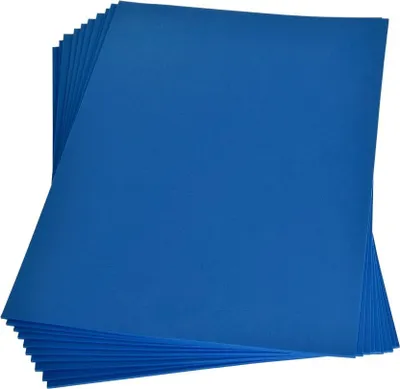 Produktbild von Moosgummiplatte  blau 200 x 300 x 2 mm