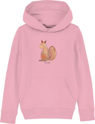 Produktbild von Mr. & Mrs. Panda Kinderpullover Einhorn Glauben 12-14 Jahre (152/164) - Baumwolle Pink - Geschenk, Kinderbekleidung, Unicorn, Einhörner, Eichhörnchen, Pullover, Hoodie