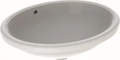 Imagen del producto de Geberit 500752012, lavabo bajo encimera, forma ovalada
