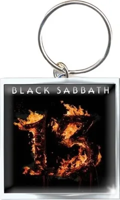 Produktbild von Black Sabbath - "13" Schlüsselanhänger Fotoausdruck RO7501 (Einheitsgröße) (Orange/Schwarz/Silber)