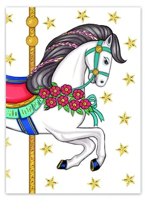 Immagine prodotto di Abbonamento speciale B6 con motivo del cavallo della giostra