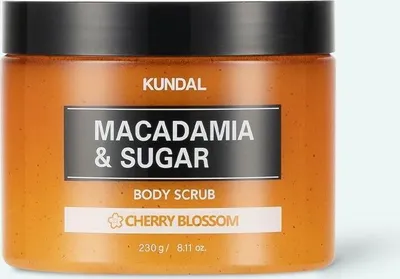 Obrázek produktu pro KUNDAL Macadamia & Sugar Body Scrub Cherry Blossom 550 ml