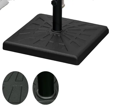 Obrázek produktu pro Stojany na slunečníky, závaží, vysoká stabilita, barva armádní zelená