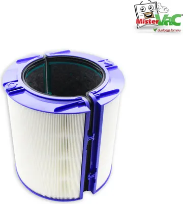 Produktbild von MisterVac Staubsaugerfilter Hepa Filter Ersatzfilter kompatibel mit dyson Ventilator TP04 DP04 HP04 Pure Hot & Cool, ersetzt 969048-02