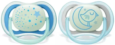 Produktbild von Philips AVENT ultra air Schnuller SCF349/13, Klassischer Babyschnuller, Kieferorthopädisch, Silikon, Junge/Mädchen, Spülmaschinenbeständig