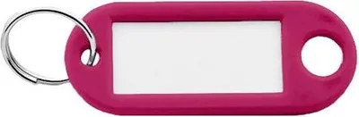Obrázek produktu pro Štítky na klíče CombiCraft Růžové 55 x 22 mm - 100 kusů