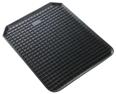 Produktbild von Walser Gummimatte Randwabenmatte vorne 53 x 41 cm schwarz, 14941