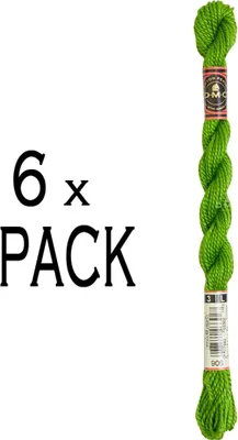 Produktbild von 6x DMC Perlgarn Stärke 3, 15 m, 115A/3-906, VPE