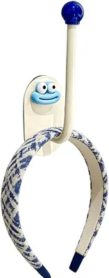 Produktbild von Selbstklebender Scrunchie-Halter mit lustiger Wandhalterung | Aufbewahrungshaken für Haargummis im Haushalt, Badezimmer, Appartement und Ankleidezimmer für Halsketten, Schmuck und Scrunchies