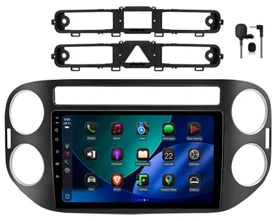 Immagine prodotto di Android Radio 128 GB per VW Tiguan 2007-2016 Carplay Navigatore Comandi al volante Bluetooth RDS WIFI DSP GPS DAB+