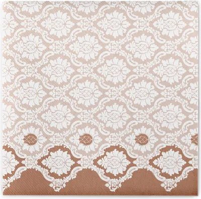 Produktbild von Sovie HORECA Serviette Mandy in Hellbraun aus Linclass® Airlaid 40 x 40 cm, 50 Stück  - Ornamente