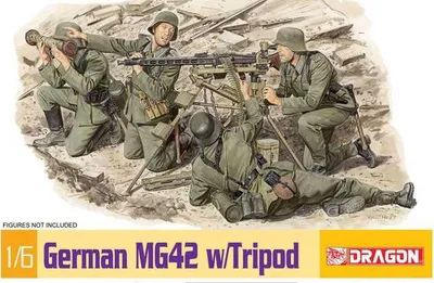 Produktbild von Modellbausatz Militär 75017 - MG42 mit Dreifußlafette (1:6)