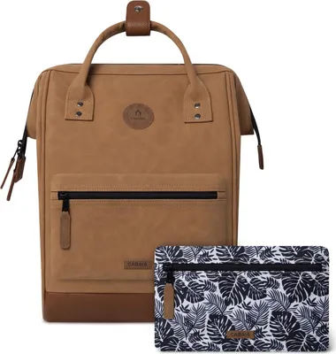 Immagine prodotto di CABAIA zaino per il tempo libero zaino con scomparto per laptop Adventurer Vegan Nubuck Backpack 18L Moscow marrone chiaro