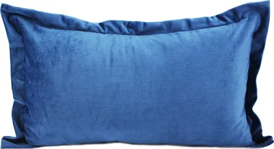 Produktbild von 2-Set SAMT KISSENBEZUG mit Stehsaum 40x60cm DUNKELBLAU Kissenhülle Dekokissenbezug Sofakissen Zierkissen Velours