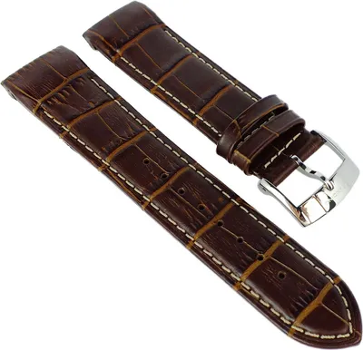 Produktbild von Candino > Uhrenarmband Leder braun Krokooptik > C4387/2 C4388 C4387