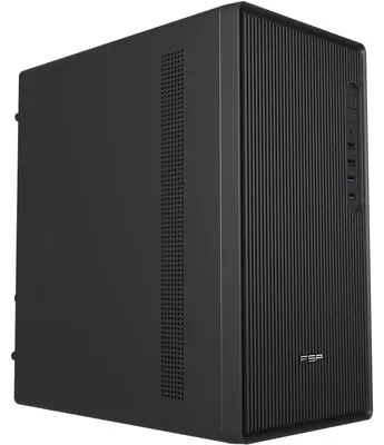 Produktbild von FSP S120-B Gehäuse Mini Tower mITX, mATX Schwarz, Small Form Factor (SFF), PC, Schwarz, micro ATX, Mini-ITX, SPCC, 16 cm