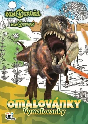 Obrázok produktu pre Omaľovánka Dinosaury formátu A4