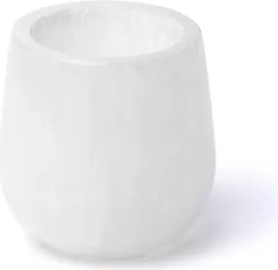 Produktbild von Kegelförmige Teelichthalter aus Selenit -- ±6cm online bestellen