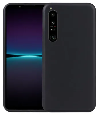 Produktbild von Mobigear Basics Schutzhülle für Sony Xperia 1 V – Flexible TPU-Hülle, Rückseite – Schwarz