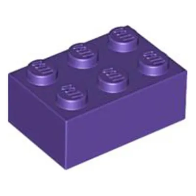 Produktbild von Lego® 2x3 Stein 3002 - 250 Stück Dunkles Lila