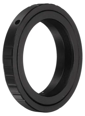 Adapterring M42 x 0,75 mm für Teleskop und Kamera, schwarz