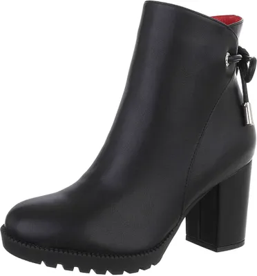 Produktbild von Ital-Design Damen Stiefeletten Leicht gefüttert Lederoptik High-Heel Stiefeletten 87108582 Schwarz Gr.  36