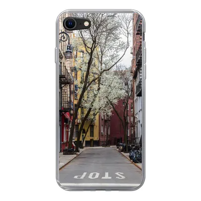Produktbild von MuchoWow® Handyhülle Schutzhülle Hülle für iPhone 7 New York - Amerika - NYC Silikon Softcase Handy Hülle - Kartenhalter