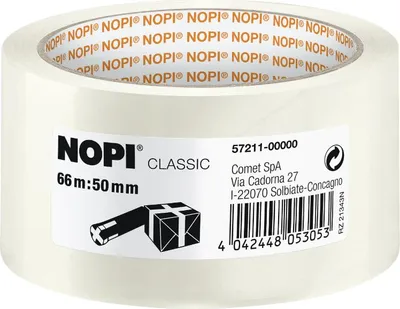 Produktbild von TESA 57211, 66 m, Transparent, Polypropylen (PP), 50 mm, 1 Stück(e)