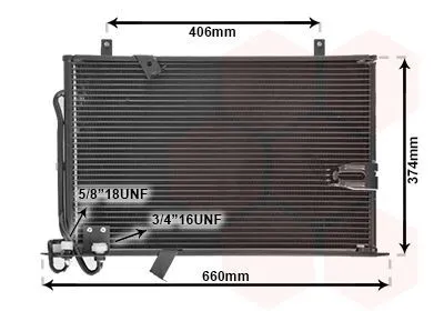 Immagine prodotto di VAN WEZEL 06005184 Condensatore climatizzatore Condensatore climatizzatore per BMW 5 Berlina (E34)