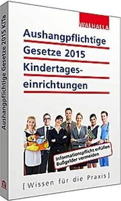 Produktbild von Aushangpflichtige Gesetze 2015 Kindertageseinrichtungen