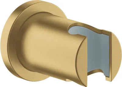 Produktbild von GROHE Handbrausehalter Rainshower 27074, nicht verstellbar, mit runder Rosette, cool sunrise gebürstet