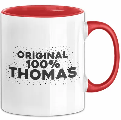 Produktbild von Thomas Tasse Original 100% Thomas Geschenk (Rot)