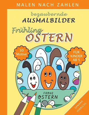 Immagine prodotto di Bezaubernde Ausmalbilder Malen nach Zahlen - Frühling-Ostern
