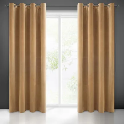 Produktbild von Vorhang ADELLE honig 140x250 cm Ösen Ösenvorhang